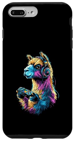 Alpaca Lovers Gaming Kopfhörer Design Lustiges Alpaka Hülle für iPhone 7 Plus/8 Plus von Kids Alpaca Designs