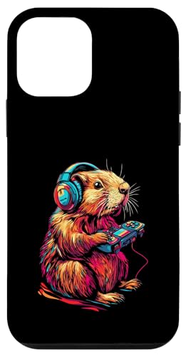 Beaver Lovers Gaming Kopfhörer Design Lustiger Biber Hülle für iPhone 12 mini von Kids Beaver Designs