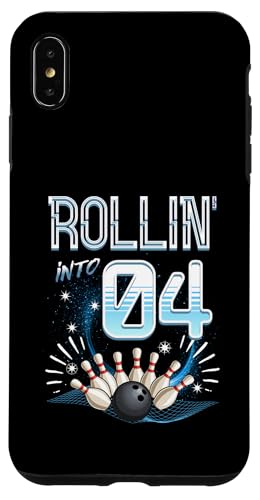 Hülle für iPhone XS Max Rollin' Into 4 Bowling Geburtstag 4. Bowler Geburtstagsparty Kinder von Kids Bowling Birthday Party Apparel Gifts Shop