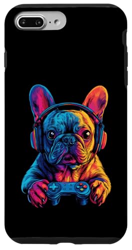 French Bulldog Lovers Gaming Kopfhörer Lustige Französische Bulldogge Hülle für iPhone 7 Plus/8 Plus von Kids French Bulldog Designs