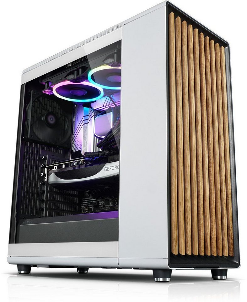 Kiebel White Forest 12 Gaming-PC (Intel Core i7 Intel Core i7-12700KF, RTX 4070, 32 GB RAM, 1000 GB SSD, Wasserkühlung, WLAN) von Kiebel