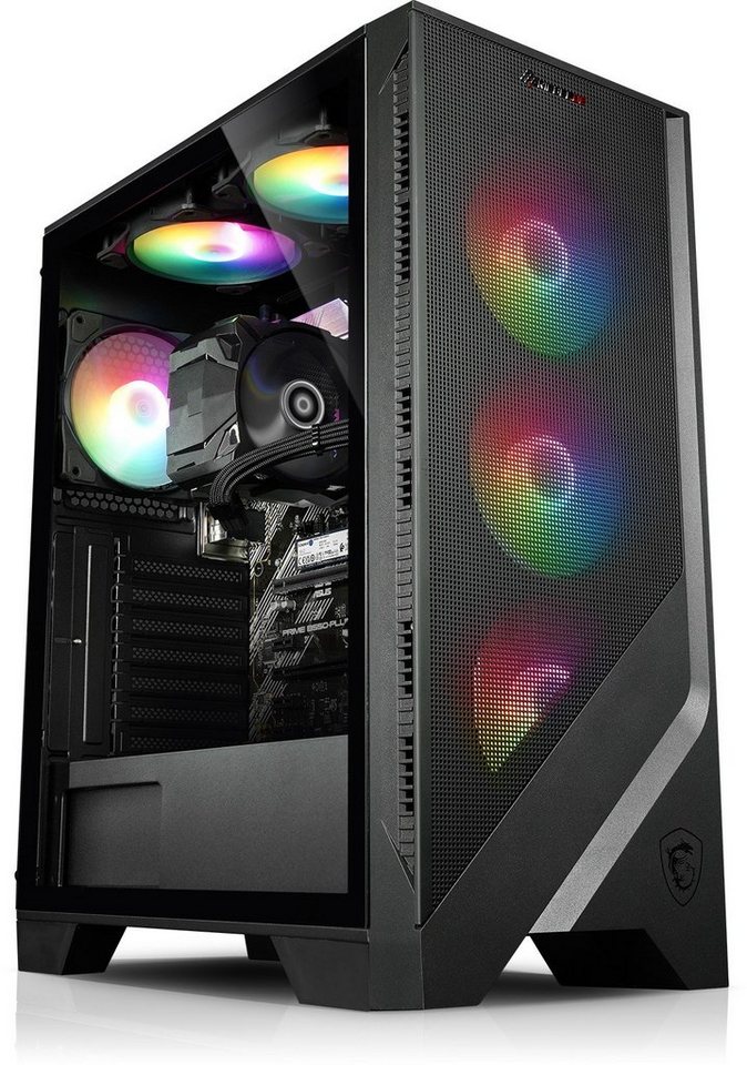 Kiebel Cobra VIII Gaming-PC (AMD Ryzen 5 AMD Ryzen 5 8500G, Radeon Vega, 16 GB RAM, 1000 GB SSD, Luftkühlung, RGB-Beleuchtung, WLAN) von Kiebel