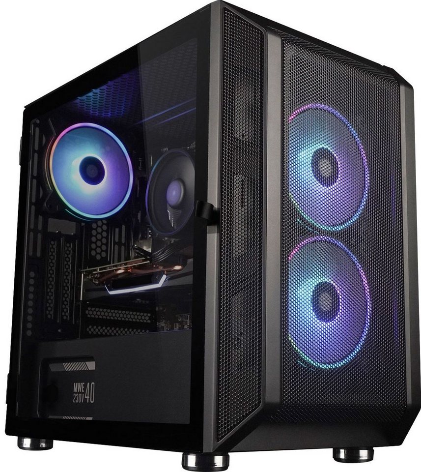 Kiebel Hunter V Gaming-PC (AMD Ryzen 7 AMD Ryzen 7 5800X, RTX 4060 Ti, 32 GB RAM, 2000 GB SSD, Luftkühlung, ARGB-Beleuchtung, WLAN) von Kiebel