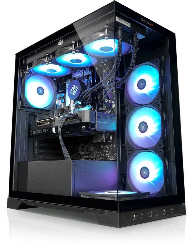 Kiebel Invader 14 Gaming-PC (Intel Core i7 Intel Core i7-14700KF, RTX 4070 SUPER, 32 GB RAM, 2000 GB SSD, Wasserkühlung, WLAN, ARGB-Beleuchtung) von Kiebel