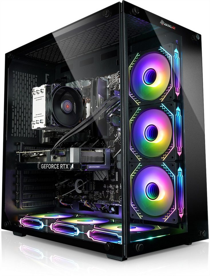 Kiebel Panorama V Gaming-PC (AMD Ryzen 5 AMD Ryzen 5 5500, RTX 3050, 16 GB RAM, 1000 GB SSD, Luftkühlung, RGB-Beleuchtung) von Kiebel