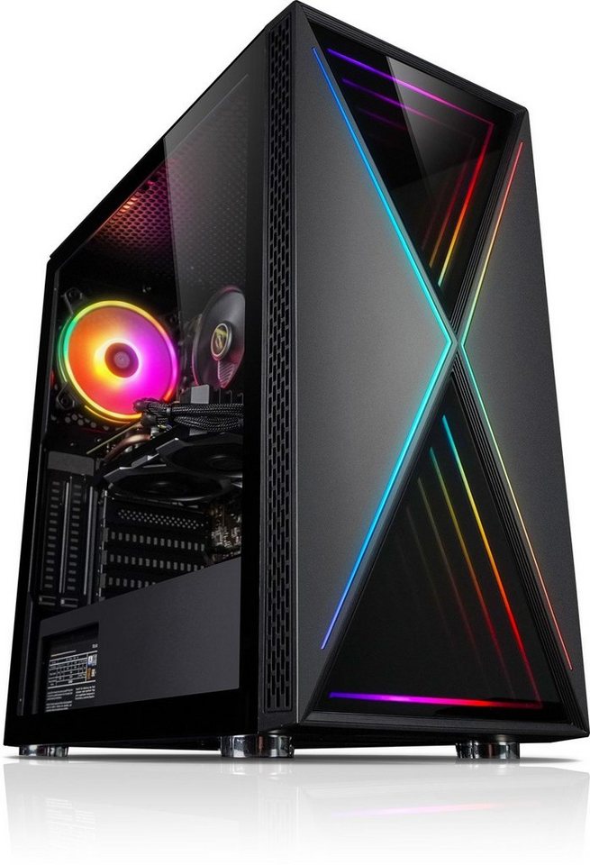 Kiebel Infinity V Gaming-PC (AMD Ryzen 7 AMD Ryzen 7 5700X, RTX 4070, 32 GB RAM, 1000 GB SSD, Luftkühlung, ARGB-Beleuchtung, WLAN) von Kiebel