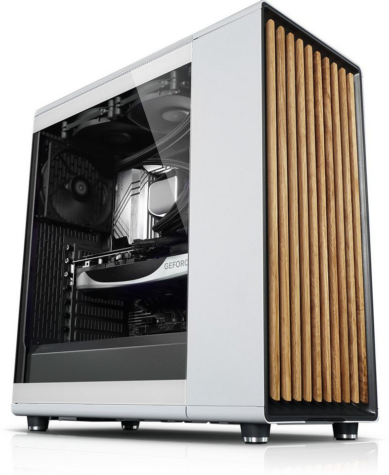 Kiebel White Forest V Gaming-PC (AMD Ryzen 7 AMD Ryzen 7 5700X, RTX 4060, 32 GB RAM, 2000 GB SSD, Luftkühlung) von Kiebel