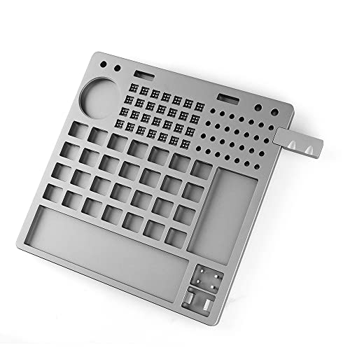 KiiBoom 28 Schalter CNC Aluminium Schmierstation Schalter Öffner für benutzerdefinierte mechanische Tastatur (grau) von KiiBoom