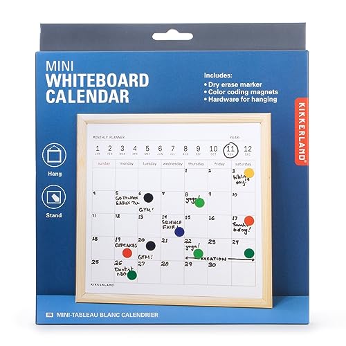 Mini White Board Calendar (MH76-S) von Kikkerland