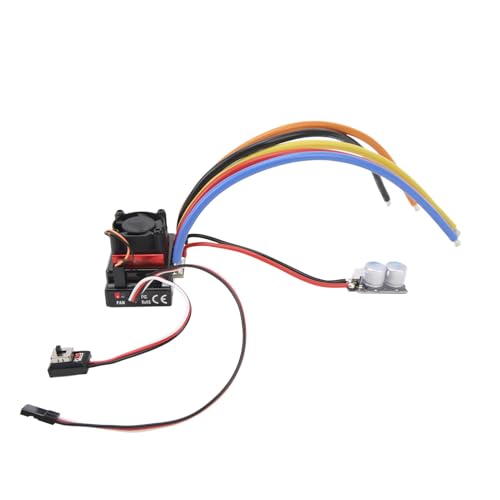 120A RC Car ESC, RC Elektrischer Geschwindigkeitsregler Hervorragende Wärmeableitung Schutz vor Gassignalverlust 1:10 von Kikumi