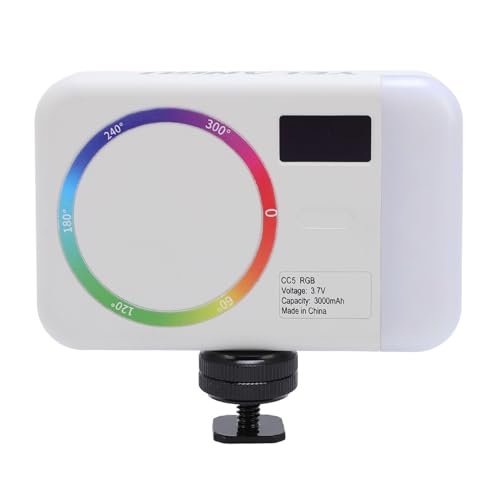 Tragbare RGB-Videoleuchte, 2500 Bis 9000 K, 3000 MAh Akku, Taschenfotografieleuchte für Live-Streaming, Vlogging Tragbare RGB-Videoleuchte, 2500 Bis 9000 K, 3000 MAh Akku, Taschenfotografieleuchte für Live-Streaming, Vlogging von Kikumi