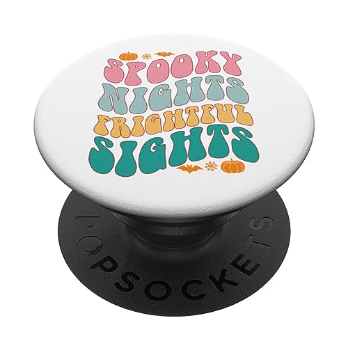 Halloween Gruselige Nächte Schreckliche Anblicke PopSockets mit austauschbarem PopGrip von Kimique