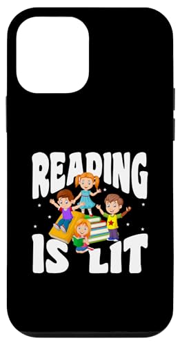 Hülle für iPhone 12 mini Reading Is Lit Kindergarten Lehrer von Kindergarten Teacher Education Humor Fun