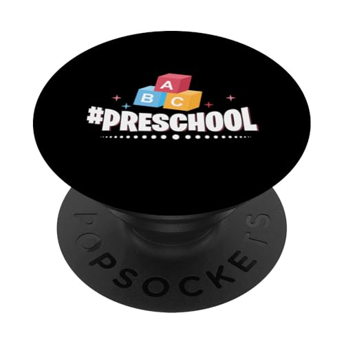 Kindergartenlehrer #Vorschulspaß PopSockets Klebender PopGrip von Kindergarten Teacher Education Humor Fun