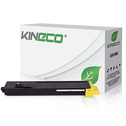 Kineco Toner für Kyocera 1T02P3ANL0 Yellow, 6000 Seiten, kompatibel zu TK-8115 y von Kineco