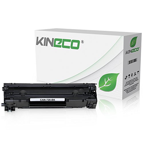 Kineco Toner kompatibel mit Canon 728 für I-Sensys MF4410, MF4430, MF4450, MF4550d, MF4570dw, MF4580dn, MF4820w, MF4880dw, MF4890dw, Fax L150 L170 L410 - Schwarz 2.100 Seiten von Kineco