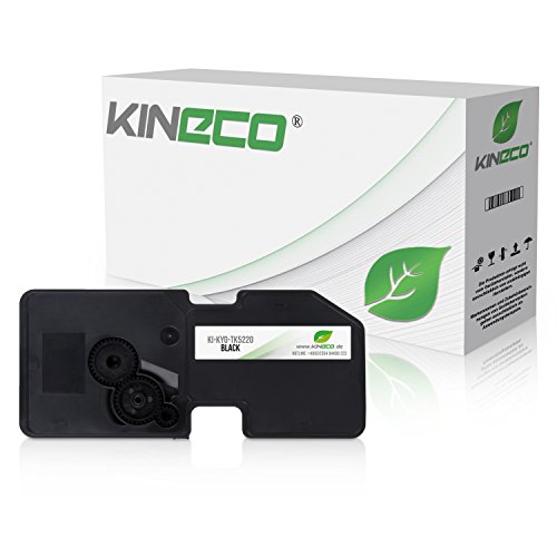 Kineco Toner kompatibel mit Kyocera TK-5220 K fürKyocera Ecosys P5021cdn P5021cdw M5521cdn M5521cdw - Schwarz 1.200 Seiten von Kineco