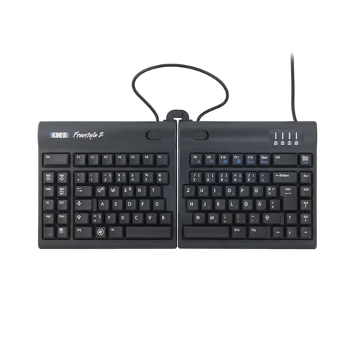 Kinesis Freestyle2 QWERTZ USB Tastatur, Schwarz von Kinesis