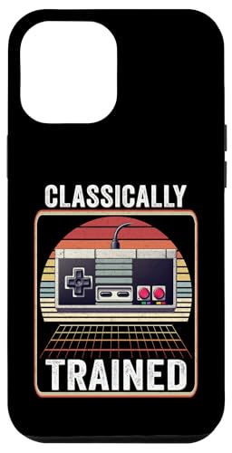 Hülle für iPhone 12 Pro Max Funny Gaming Console Classically Trained Retro Gamer Dad von King Of Tees