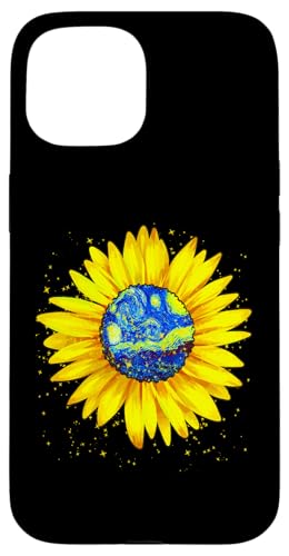 Hülle für iPhone 15 Vincent van Gogh Starry Night Sunflower Impressionism Art von King Of Tees