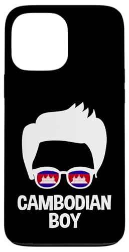 Hülle für iPhone 13 Pro Max Sonnenbrille mit kambodschanischer Flagge für Jungen Proud Cambodian von Kingdom Of Cambodia Design Love Cambodia Culture