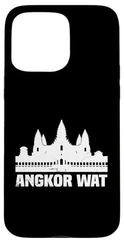 Hülle für iPhone 15 Pro Max Angkor Wat Temple Design Khmer Empire Kambodschanisches Erbe von Kingdom Of Cambodia Design Love Cambodia Culture