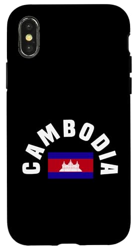 Hülle für iPhone X/XS Kambodscha Flagge Pocket Wear Kambodschanisches Khmer Imperium Angkor Wat von Kingdom Of Cambodia Design Love Cambodia Culture