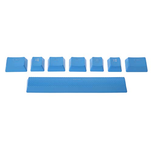 6,5U PBT Space Tastatur-Tastenkappe, Farbstoff-Sublimationstaste, kompatibel für mechanische Strafe-Tastatur (4 Farben) von Kingke