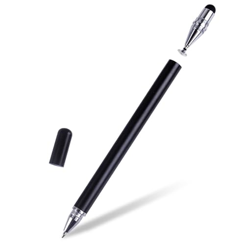 Kingke 3-in-1 Stylus, universeller Zeichentablet-Stift für Stifte, Bleistifte, Tablets, Universal-Stylus-Stifte für Bildschirme, Tablets, Schwarz/Weiß von Kingke