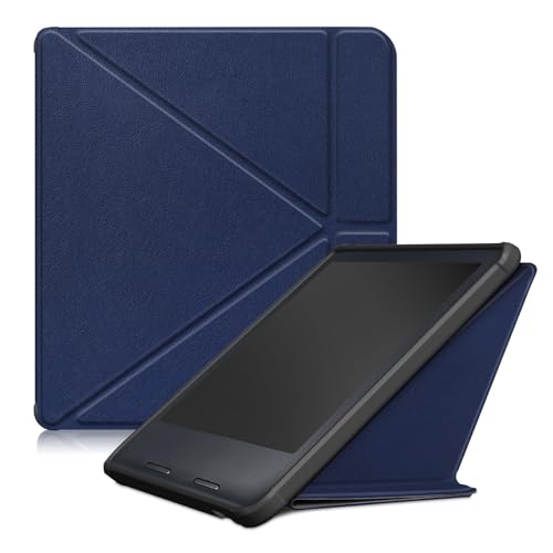 Kingke Schutzhülle für Libra 2 Tablet, Leder, TPU + PU-Tablets, faltbar, leicht, mit Ständer, faltbar und leicht, für Libra 2 EReader 2021 Tablet Protect von Kingke