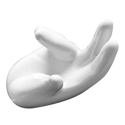 Ocarina Display Holder Ocarina Ceramic Hand Stand White Ceramic Ocarina Support Display Hand Stand Ocarina Ceramic Base von Kingke