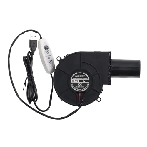 USB-Kühlgebläse 9733, 97 mm, kleiner Holzofenventilator, hohe Luftmenge, DC5V2A, hohe Geschwindigkeit, 4800 U/min, effizienter und leiser Rechenzentrum-Kühlventilator von Kingke