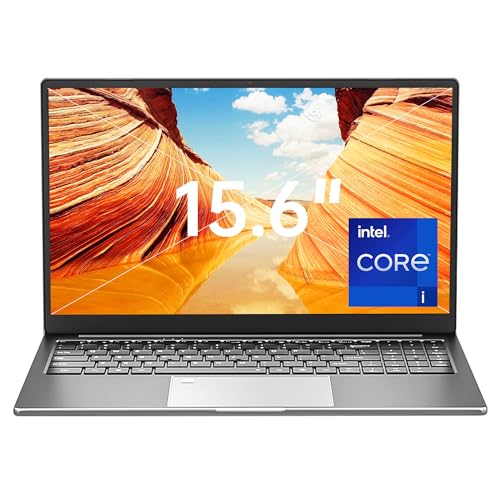 15.6‘’ Laptop Windows 11, Portable Notebook Office PC, 32GB RAM 4TB SSD IPS Metal Ultrabook, Intel Core i7-1260P Processor Computer, 12C/16T,up to 4.7 GHz von KingnovyPC