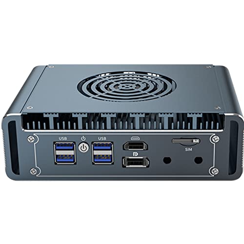 KingnovyPC Firewall Micro Appliance, 4 LAN i226-V 2.5G Core i3 1215U Mini PC with Fan,16GB DDR4 256GB NVMe,USB,HDMI,DP, AES-NI VPN Server Router Openwrt, Compatible with pfSense/OPNsense von KingnovyPC