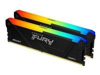 Kingston Technology FURY Beast RGB, 32 GB, 2 x 16 GB, DDR4, 3600 MHz, 288-pin DIMM von Kingston Technology