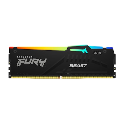 16GB (1x16GB) KINGSTON FURY Beast RGB DDR5-5600 CL40 RAM Gaming Arbeitsspeicher von Kingston