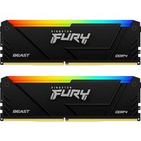 64GB (2x32GB) KINGSTON FURY Beast RGB DDR4-3200 CL16 RAM Gaming Arbeitsspeicher von Kingston