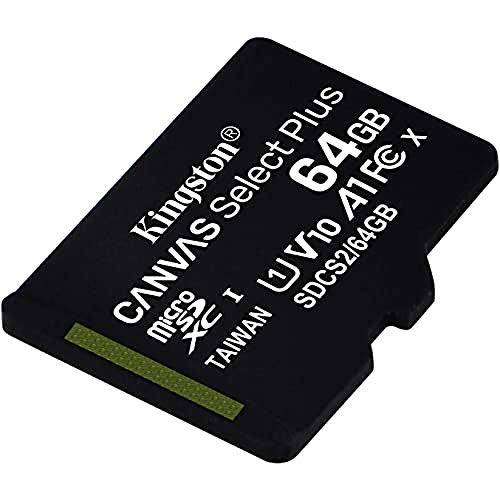Kingston Canvas Select Plus microSD Speicherkarte, SDCS2/64GBSP Class 10 von Kingston