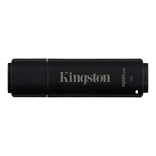 Kingston DataTraveler 4000G2(DT4000G2DM/128GB) verschlüsselter USB-Stick 128 GB USB 3.0 - FIPS 140-2 Level 3 Zertifiziert von Kingston