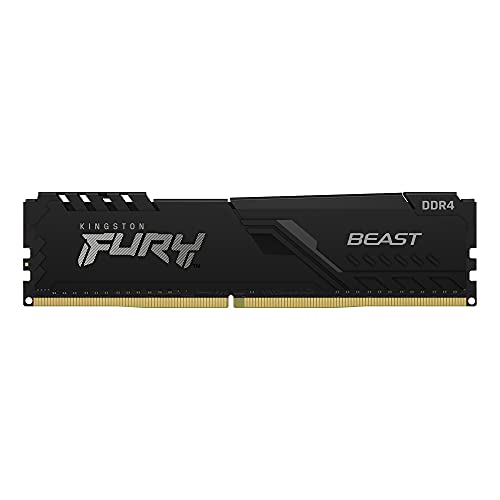 Kingston FURY Beast 8GB 3733MHz DDR4 CL19 Desktop Speicher Einzelnes Modul KF437C19BB/8 von Kingston