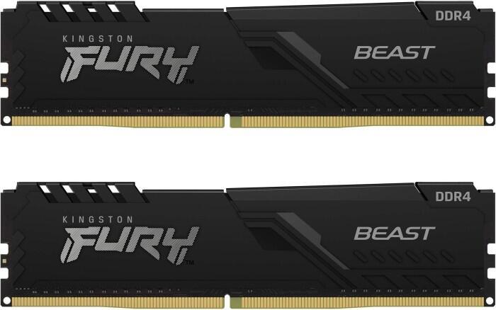 Kingston FURY Beast DIMM Kit 16GB, DDR4-2666, CL16-18-18 von Kingston