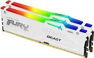 Kingston FURY Beast RGB - DDR5 - Kit - 32GB: 2 x 16GB - DIMM 288-PIN - 6000 MHz / PC5-48000 - CL36 on-die ECC (KF560C36BWEAK2-32) von Kingston