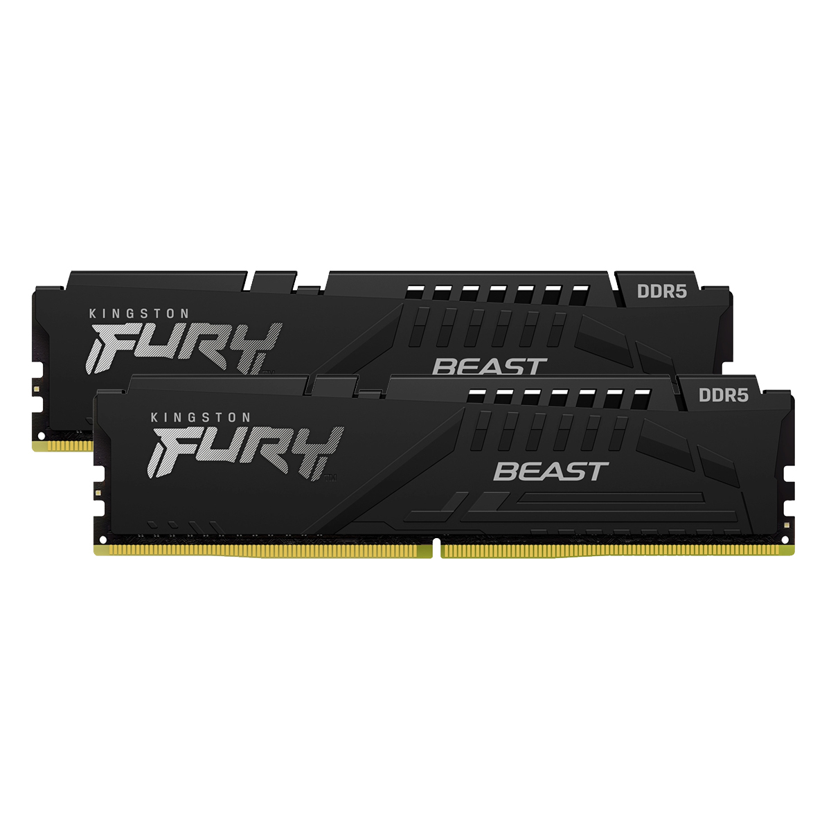 Kingston FURY Beast Schwarz 32GB Kit (2x 16GB) DDR5-6400 EXPO CL32 DIMM Arbeitsspeicher von Kingston