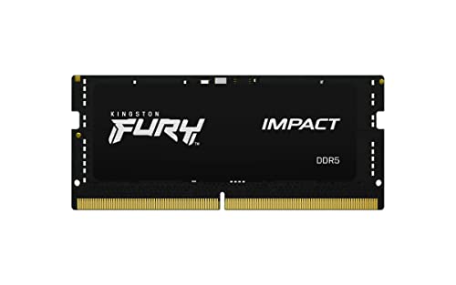 Kingston FURY Impact XMP 16GB 6400MT/s DDR5 CL38 SODIMM Gaming Speicher für Laptop Einzelnes Modul - KF564S38IB-16 von Kingston