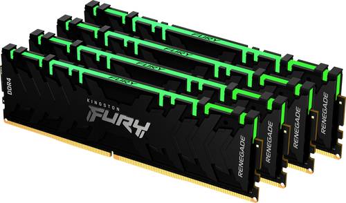 Kingston FURY Renegade RGB PC-Arbeitsspeicher Kit DDR4 32GB 4 x 8GB 3600MHz 288pin DIMM CL16 KF436C1 von Kingston