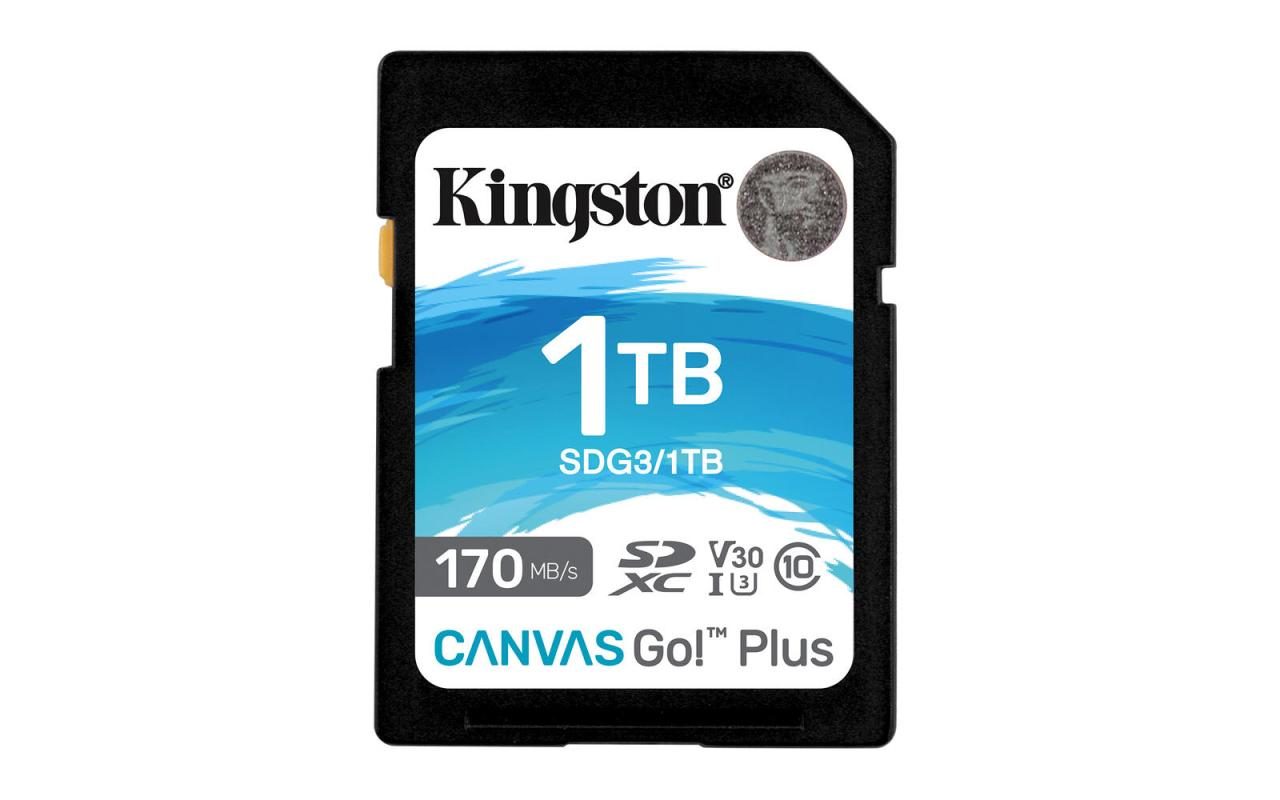 Kingston Technology 1TB SDXC Canvas Go Plus 170R C10 UHS-I U3 V30 Speicherkar... von Kingston