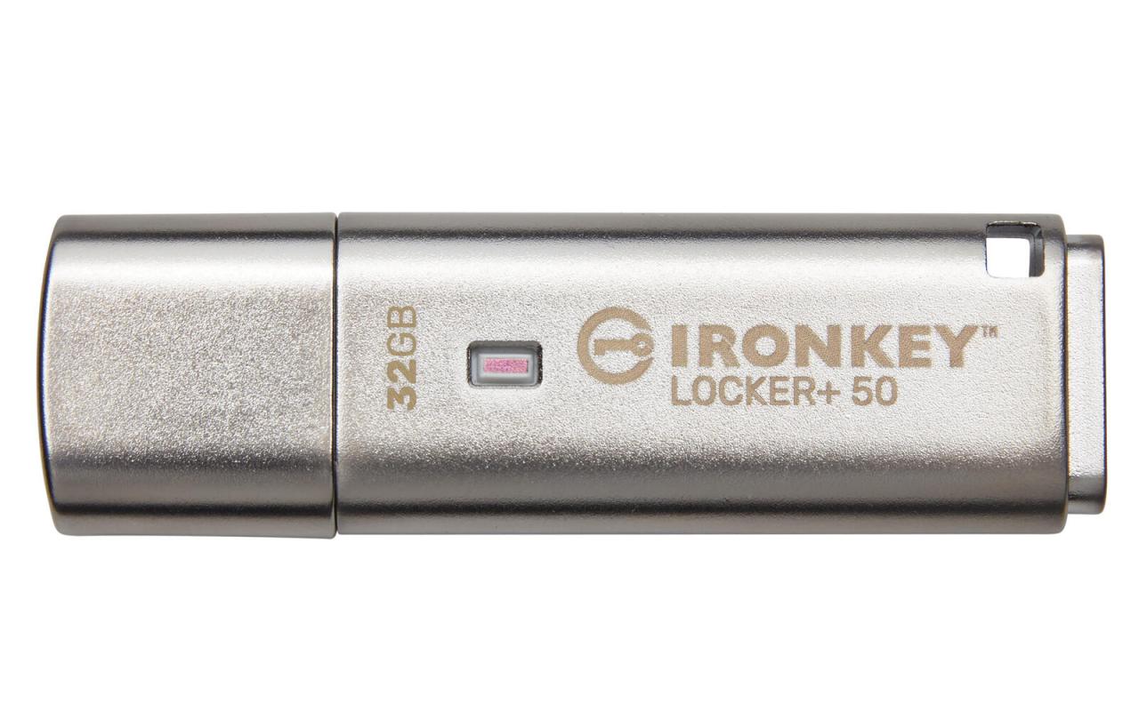 Kingston IronKey Locker+ 50 USB-Stick 32 GB von Kingston