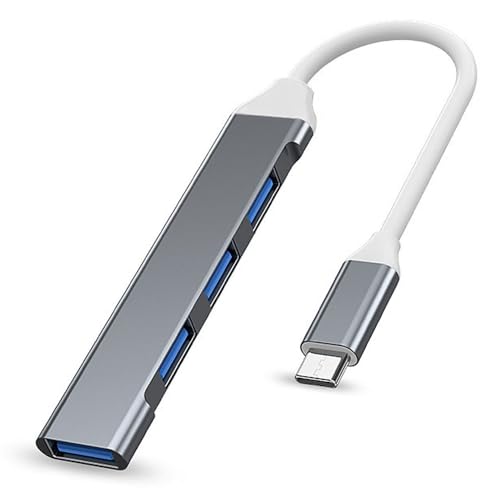 Kinizuxi USB 3.0 Hub, 4-Port USB Hub USB Splitter USB Expander kompakte Größe für Laptop, Flash Drive, mobile HDD, Konsole, Drucker, Kamera, Tastatur, Maus von Kinizuxi