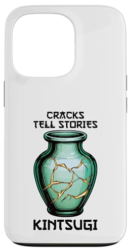 Cracks Tell Stories Kintsugi Japanische Kunst-Topfreparatur Hülle für iPhone 13 Pro von Kintsugi Japanese Art Repair Pottery Kintsukuroi