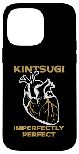 Kintsugi Unvollkommen perfekte japanische Kultur Kintsugi Heart Hülle für iPhone 14 Pro Max von Kintsugi Japanese Art Repair Pottery Kintsukuroi